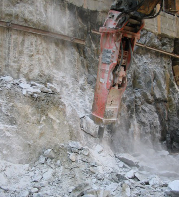 NPK GH40 Hydraulic Hammers Specs | SMS Equipment